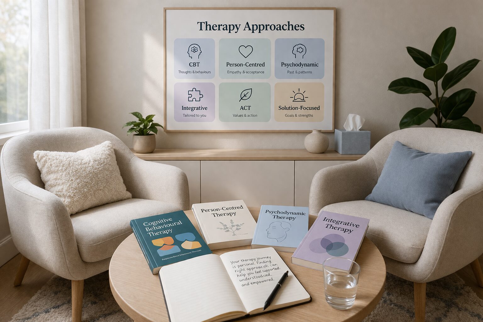 Different therapy approaches at Wintermind